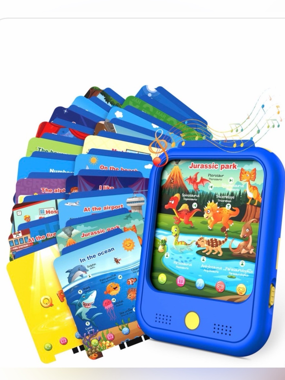 NIB - Qiaojoy - Kids Learning Tablet - Blue
